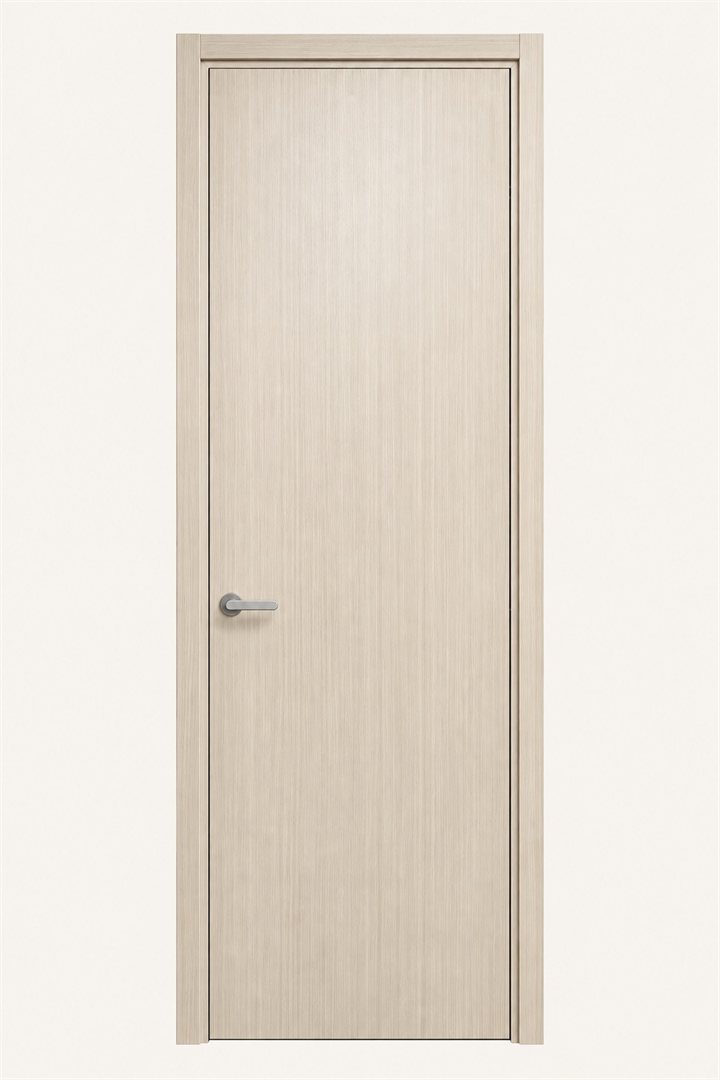 Special order door: Flush, pale wood tone